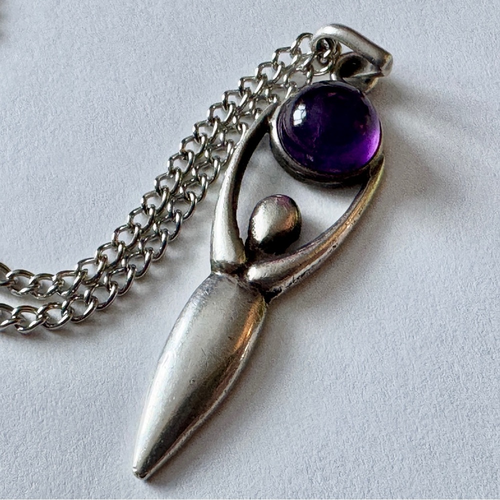 Sterling Silver Goddess Pendant